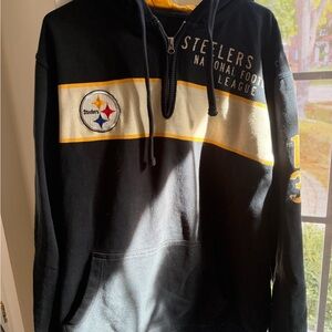 NFL Steelers Black and Gold sweatshirt Hoodie